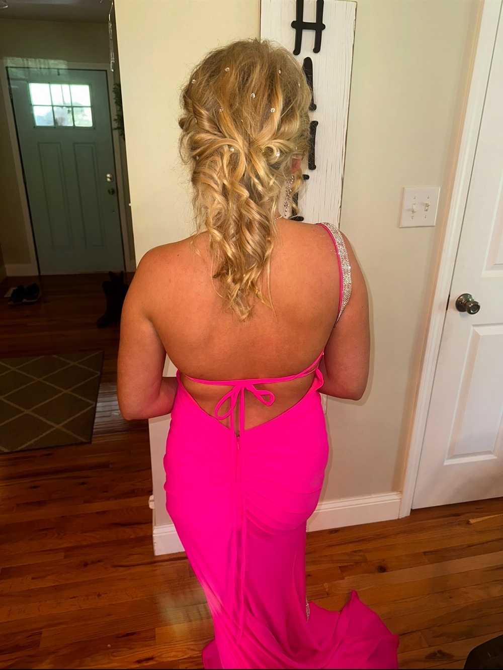 PINK PROM DRESS - Picture 3 of 8